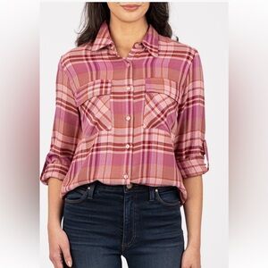 NWOT Kut From the Kloth Classic Western Shirt xl